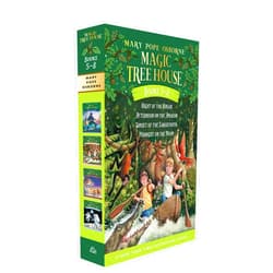Mary Pope Osborne,Sal Murdocca Magic Tree House Boxed Set, Books 5-8: Night of the Ninjas, Afternoon on the Amazon, Sunset of the Sabertooth, and Midnight on the Moon