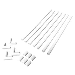 Wiremold Legrand Wiremold C110S Cordmate 108 Inch 17 Piece Cord Cover Kit, Organizer for Wall, Holds 1 Cord or Cable, Sustainable Packaging, White (1 Pack)
