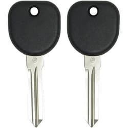 Keyless2Go Replacement for Uncut Transponder Ignition Car Key Circle Plus B111 (2 Pack)