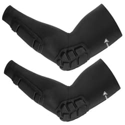 Newbyinn Padded Arm Sleeves 2 Pack, Elbow Forearm Crashproof Pads for Football Basketball Volleyball Soccer