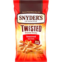 Snyder's of Hanover, Seasoned Twisted Pretzel Sticks, 12 Oz Bag