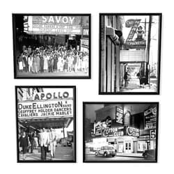 YUMKNOW African American Wall Art Decor - Vintage Black History Culture Photo - Historic Jazz Music Poster, Cotton Club Savoy Club Harlem Apollo Theater, Gift for Jazz Music Lover, Retro Iconic Print Picture