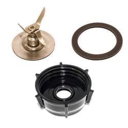 Blendin Replacement Ice Crusher Blade with Jar Base Cap, Rubber O Ring Sealing Ring Gasket Combo Accessory - Compatible with Oster and Osterizer Blenders - Blender Replacement Parts & Accessories