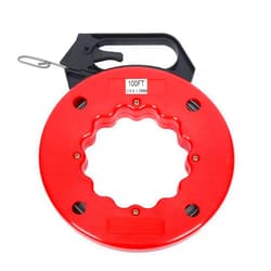 CeaGoal Fish Tape Hand Wire Puller Steel 100FT 1/8