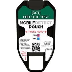 MobileDetect Residue Detection THC/CBD Drug Test Kit - Rapid Surface Residue Detector, 1 Mobile Detect Pouch