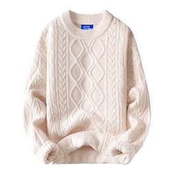 Aelfric Eden Oversized Sweater 90s Vintage Knitted Sweater Long Sleeve Sweater Women Woven Crewneck Pullover