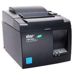 Star MicronicsTSP143IIU GRY US ECO - Monochrome Thermal Receipt Printer - Cutter - USB - Gray - Internal Power Supply and Cable Included