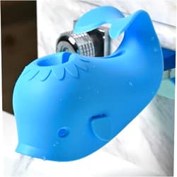DYSONGO Faucet Cover Bathtub Baby Whale Spout Cover Soft and Safety for Kids Blue