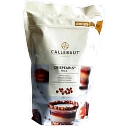 Callebaut Mona Lisa Milk Chocolate Edible Crispearl Decorations from OliveNation, Elegant & Delicious Topping & Inclusion - 1.76 pounds