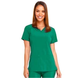 Dickies EDS Essentials Scrubs, V-Neck Womens Tops with Four-Way Stretch and Moisture Wicking DK615