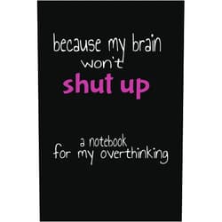 Ms Lunabelle Publishing Because My Brain Won't Shut Up: A Notebook For My Overthinking