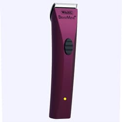 Wahl Professional Animal Bravmini+ Pet, Dog, Cat, & Horse Cordless Trimmer Kit - Purple
