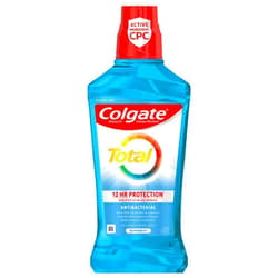 Colgate Total Advanced Pro-Shield Alcohol Free Mouthwash, Antibacterial Formula, Peppermint Blast, 33.8 Ounce