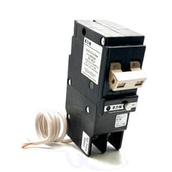 Eaton CHFN250GF 2 Pole 50A 120/240V 10kA Plug-in Circuit Breaker with Ground Fault Protection