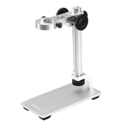 Koolertron Aluminum Alloy Microscope Stand Portable Adjustable Manual Focus Digital USB Microscope Holder Support Adjusted Up and Down