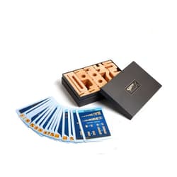 SumBlox All-New Starter Set of 38 Math Building Blocks - STEM Solid Wood Educational Number Blocks, Includes 36 Activity Cards