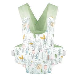 GAGAKU Baby Doll Carrier for Little Girls & Toddlers - Reborn Baby Doll Accessories - Green (Sunflower)