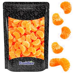 Fruidles Orange Gummi Slices Candy, Delicious Sugar Coated Fruit Flavors Gummies (Half-Pound)