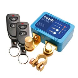 matell DC 12V 500A Remote Battery Disconnect Switch Smart Voltage Control Battery Kill Switch for car Anti Theft Battery Shut Off Switch