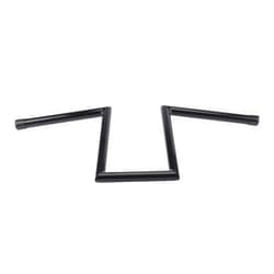 AIRCMT 7/8'' 22mm Motorcycle Z Drag Bar Handlebar For Chopper Cruisers Bobber Custom Height 10''