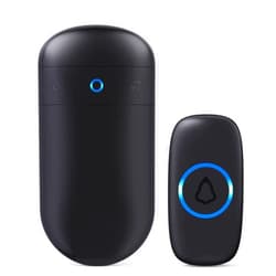 SECRUI Doorbell–Doorbell Wireless Kits for Front Door – Battery Operated Doorbell with 52 Chimes, Flash Lights, 5 Volume Levels – Waterproof Modern Doorbell (1 Push Button 1 Receiver)