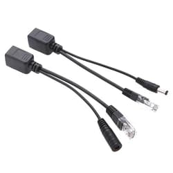 axGear Passive Power Over Ethernet PoE Adapter Injector+ Splitter Kit 5v 12v 24v 48v