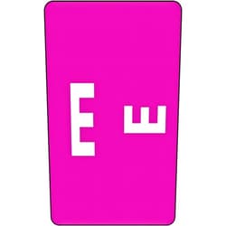 Smead AlphaZ ACCS Color-Coded Alphabetic Label E, Purple, 100 Labels per Pack (67175)
