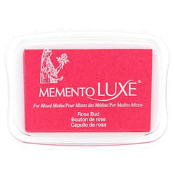 Tsukineko Memento Luxe Mixed Media Inkpad, Rose Bud