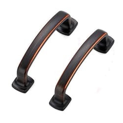 Ravinte Decor 30 Pack Cabinet Handles Arch Cabinet Pulls - 3 Inch Drawer Pulls Oil Rubbed Bronze Kitchen Cabinet Handles Curved Dresser Handles Solid Cabinet Door Handles for Kitchen Cabinet Hardware