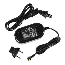 HQRP AC Adapter Power Supply Compatible with Panasonic PV-DV53D / PV-DV53PX / PV-DV600 / PV-DV600D / PV-DV602 / PV-DV702 Camcorder Plus Euro Plug Adapter