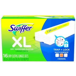 SWIFFER SWEEPER X-LARGE Disposable Sweeping Cloths, 16-Count Boxes (PACK OF 6)