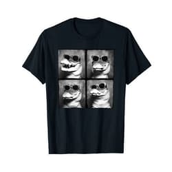 Cool Crocodile Wildlife Photography Men Women Kids Funny Crocodile In Sunglasses Quirky Alligator Funny Gator T-Shirt