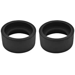 BOKWORE 2PCS Eyepiece Eye Cup Soft Rubber Eyepiece Cover Binocular Eye Cups Replacement for 32-36 mm Stereo Microscope (Flat Angle), black