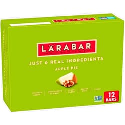 LÄRABAR Larabar Apple Pie, Gluten Free Vegan Fruit & Nut Bars, 1.6 oz bars, 12 ct