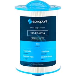 SpiroPure Replacement for Pleatco PPG50P4 Unicel 6CH-49 Filbur FC-0314 Hot Tub Spa Pool Filter Replacement Cartridge