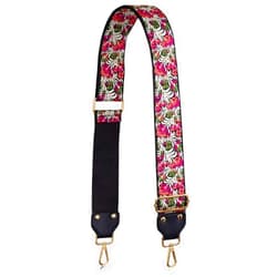 A ALLZEDREAM Allzedream Adjustable Guitar Style Purse Strap Replacement Crossbody Bags Jacquard Weave Embroidered