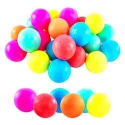 Super Z Outlet 1 Inch Small Neon Rubber Super Bouncy Balls for Kids Birthday Party Favor Prizes, Colorful Assortment - (Pack of 24)