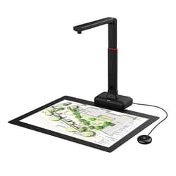 VIISAN Large Format Book & Document Scanner, Capture Size A2/A3, 26MP USB Document Camera with Auto-Flatten, Fingerprint Removal Technologies, Multi-Language OCR, Compatible with Windows & macOS
