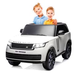 GAOMON 24V 2-Seater Licensed Land Rover Kids Ride On Car Toy with Parent Remote Control, Spring Suspension, Bluetooth, MP3 Player, LED Lights, 3 Speeds