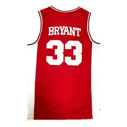 INBEAN Men's #33 Lower Merion Bryant High School Retro Basketball Jersey Stitched