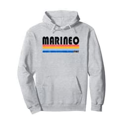 Retro Marineo, Italy Souvenirs Marineo, Italy Retro 70s 80s Style Pullover Hoodie