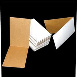 DAONEG 25 Cardboard Sleeves Folded Flat Vending 3