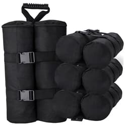 TRINKA Extra Large Canopy Weight Bags(320 lbs) Set of 4, Heavy Duty Leg Gazebo Extra Large Weights Sand Bags for Pop up Canopy Tent, Instant Outdoor Sun Shelter, Patio Umbrella