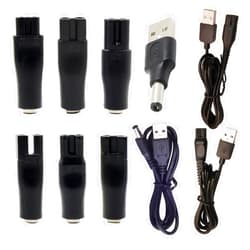 Rgzhihuifz Power Cord 5V Replacement Charger USB Adapter is Suitable for a Variety of Electric Hairdressers, shavers, purifiers, Table Lamps and Others 5521 Adapter hq8505 A00390 Charging line