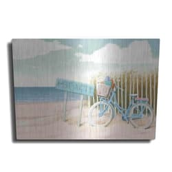 Luxe Metal Art 'Beach Cruiser II' by James Wiens, Metal Wall Art, 16