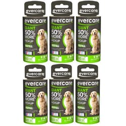 Evercare Giant PET Hair Roller REFILL - 6 Pack