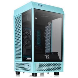 Thermaltake Tower 100 Turquoise Edition Tempered Glass Mini Tower Computer Chassis Supports Mini-ITX CA-1R3-00SBWN-00