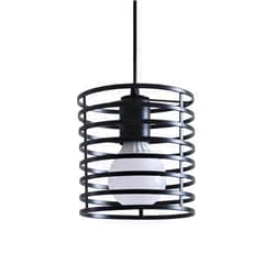 MTDYD Creative Hollow Iron Chandelier, E27 Single Head Small Hanging Light, Ceiling Pendant Lamp, Bedside Bar Decoration Lighting Fixture, Adjustable Height