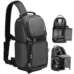 TARION Camera Sling Bag DSLR Sling Pack Backpack Camera Bag Backpack Photography Slingpack Crossbody Bag TRS