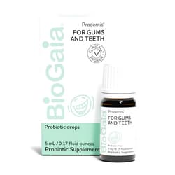 BioGaia Prodentis | Dental Probiotic Drops | Promotes Healthy Gums & Teeth | Defends Against Dental Problems | Replenishes Oral Microbiome | Improves Oral Health | Unflavored | 25 Day Supply